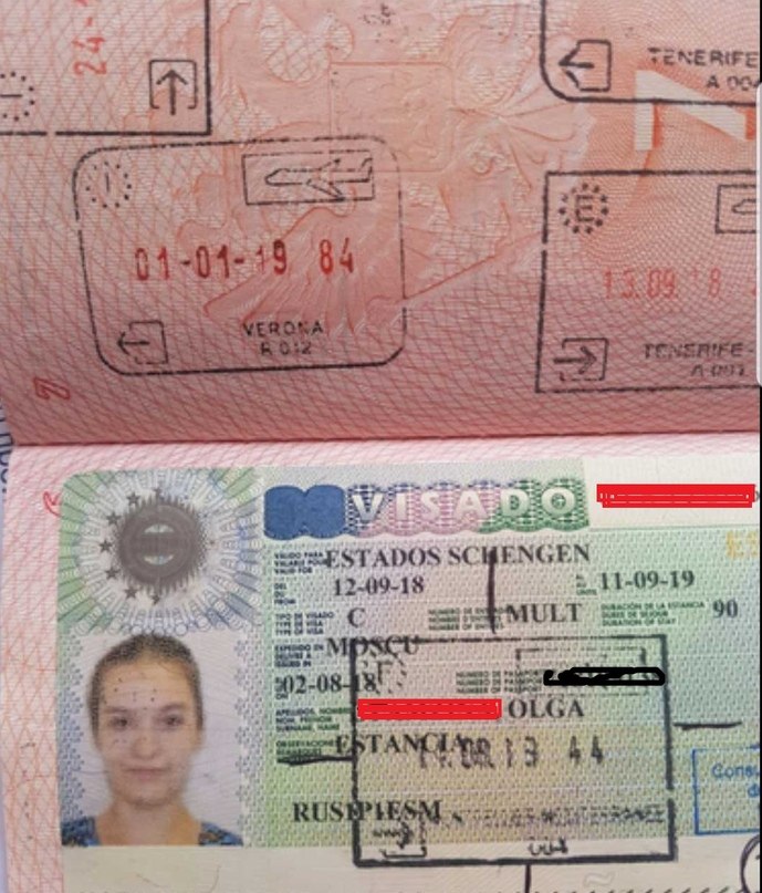 Аннулированная шенгенская виза