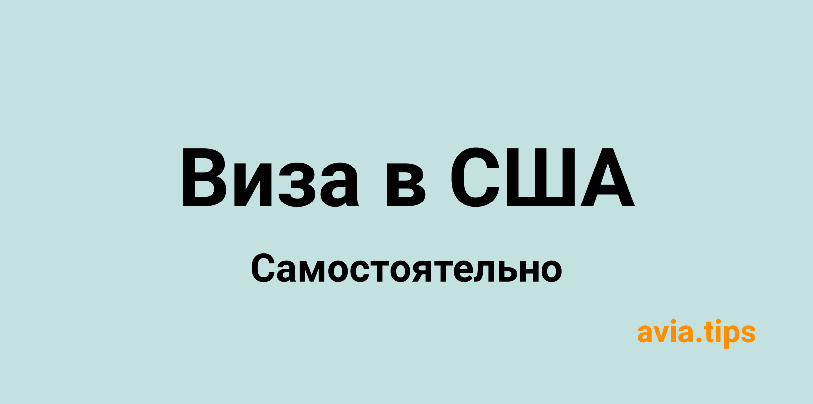 Визы в США