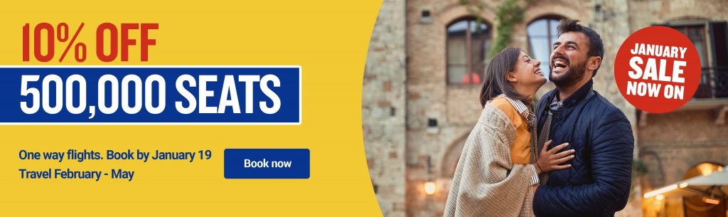 Ryanair 10% скидка
